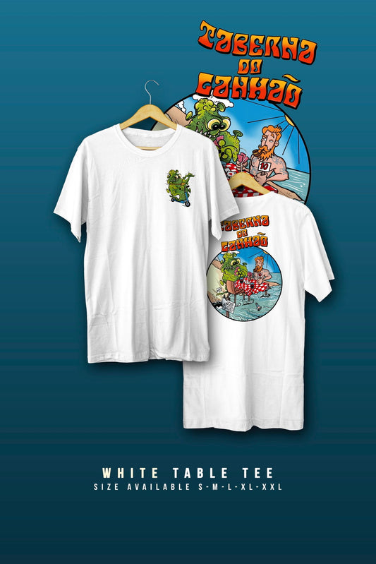 WHITE TABLE TEE
